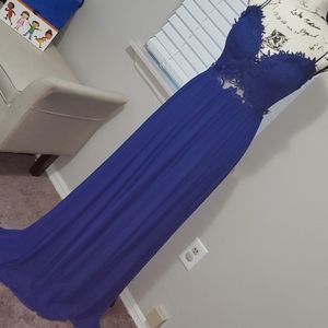 Sexy Royal blue Fashion nova maxi dress!